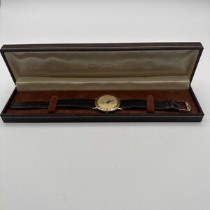 Gucci 3001M 33mm Gold Plated‎ Quartz Unisex Watch SERVICED [Near MINT] Vintage